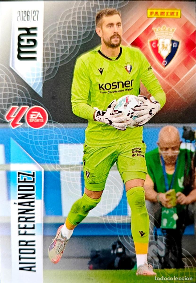 Cromos de f&uacute;tbol: 255 Aitor Fernandez - CA Osasuna - PANINI Megacracks MGK 2026 2027 26 27