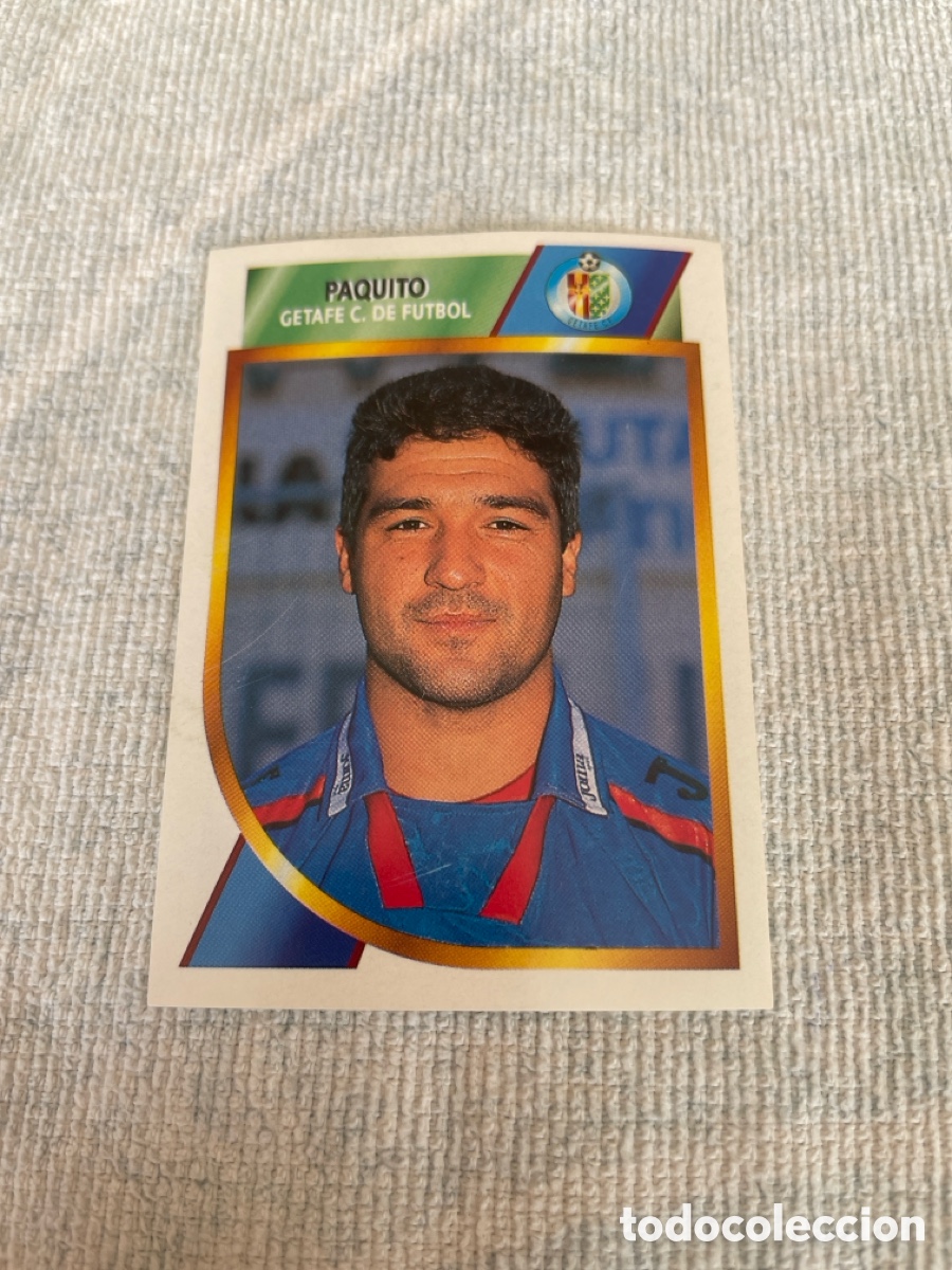 Cromos de f&uacute;tbol: FUTBOL 2&ordf;DIVISION LIGA 94-95 PAQUITO GETAFE Sin pegar