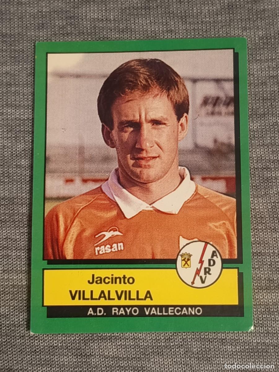Cromos de f&uacute;tbol: F&uacute;tbol 90 panini VILLALVILLA N&deg;234 RAYO VALLECANO nunca pegado