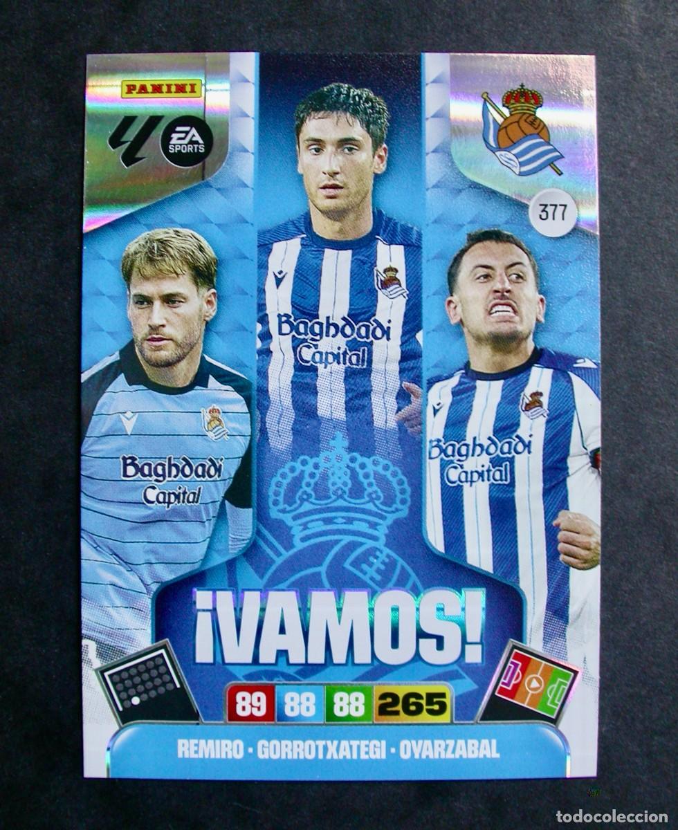 Cromos de f&uacute;tbol: 377 VAMOS / REAL SOCIEDAD / ADRENALYN XL LIGA 2025-2026 25-26 / PANINI