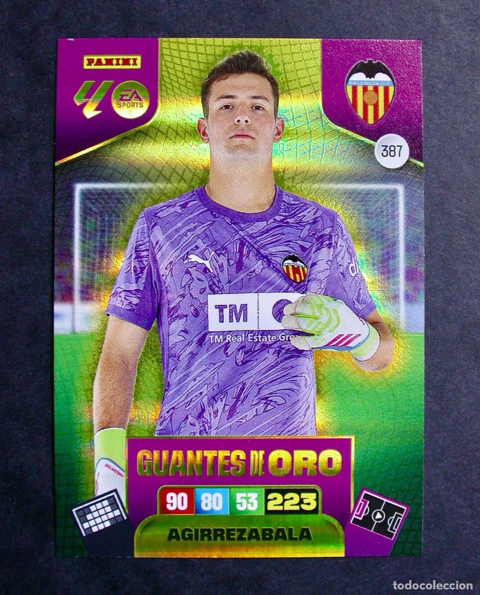 Cromos de f&uacute;tbol: 387 AGIRREZABALA / GUANTES DE ORO / VALENCIA / ADRENALYN XL LIGA 2025-2026 25-26 / PANINI