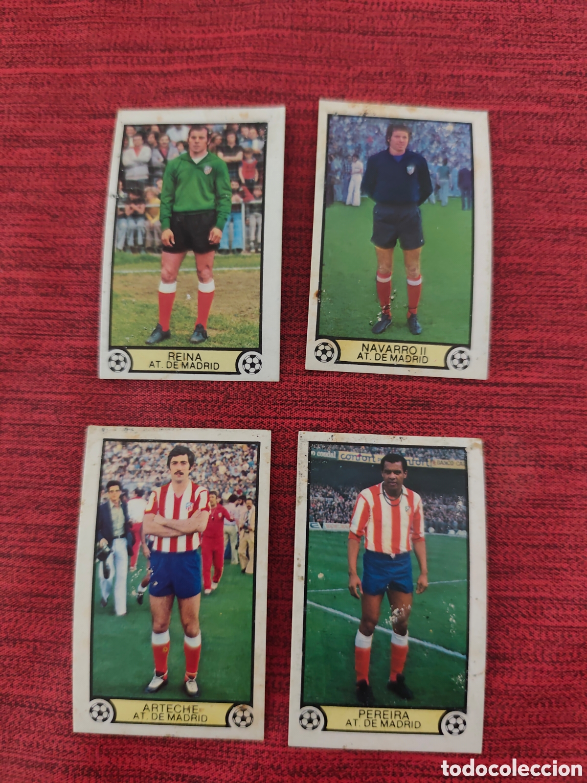 Cromos de f&uacute;tbol: 4 CROMOS ATL&Eacute;TICO MADRID EDICIONES ESTE 1979 1980