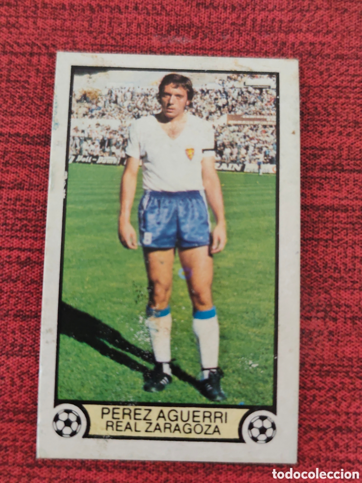 Cromos de Futebol: P&Eacute;REZ AGUERRI REAL ZARAGOZA EDICIONES ESTE 1979 1980
