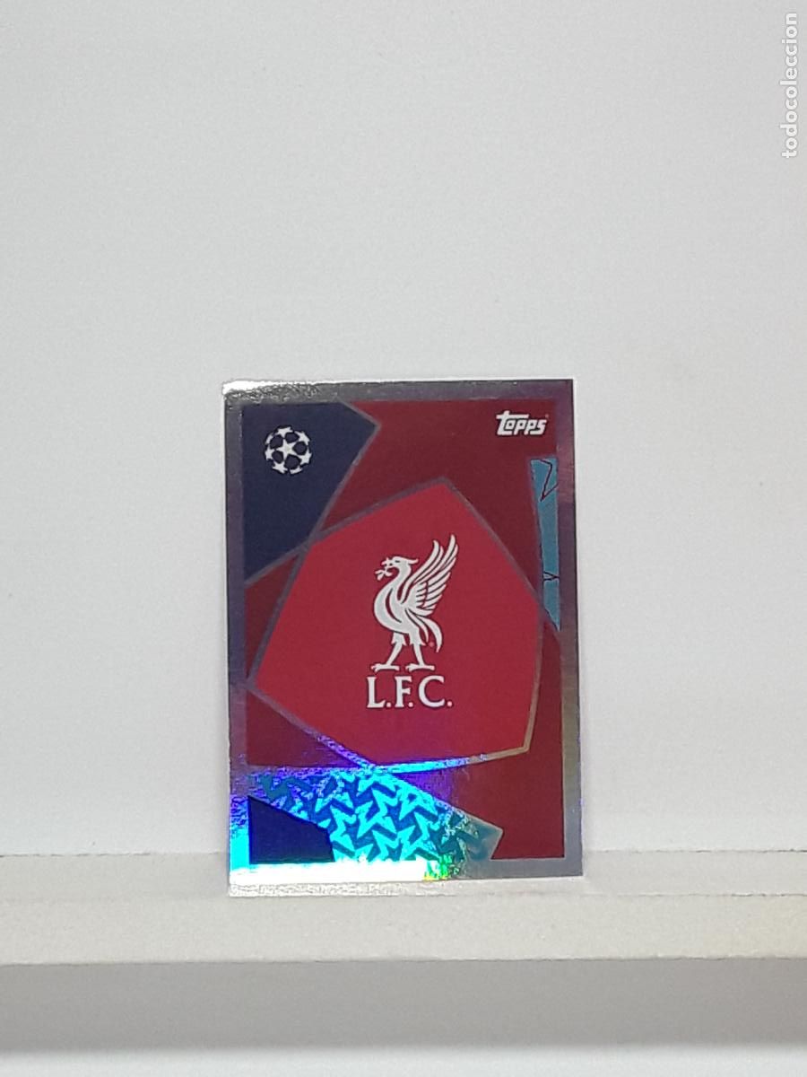 Cromos de Futebol: CHAMPIONS STICKER 2025 2026 25 26 ALBUM TOPPS LEAGUE N 252 LIVERPOOL ESCUDO LOGO