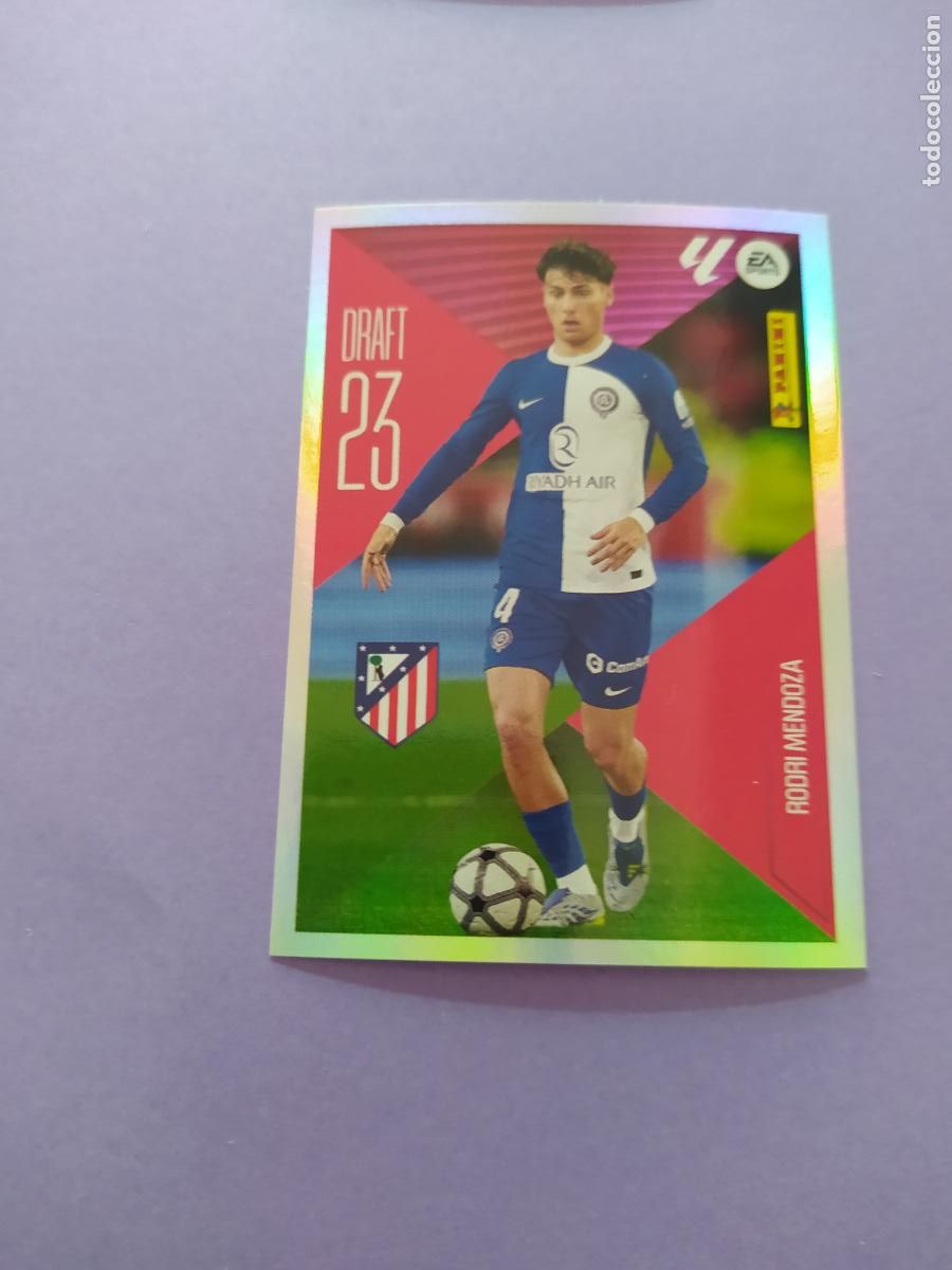 Cromos de Futebol: LIGA ESTE 2026 2027 26 27 NUEVO - DRATF 23 N&ordm; 21 RODRI MENDOZA ATLETICO DE MADRID