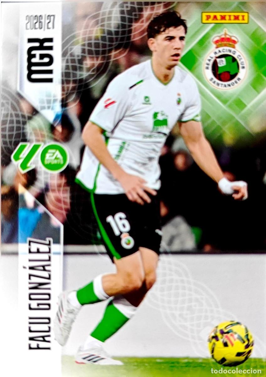 Cromos de Futebol: 276 Facu Gonzalez - Real Racing Club Santander - PANINI Megacracks MGK 2026 2027 26 27