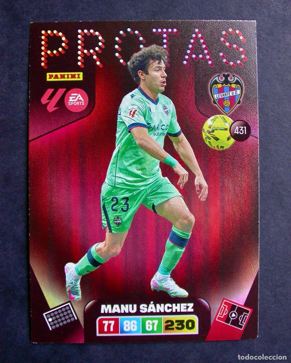 Cromos de Futebol: 431 MANU S&Aacute;NCHEZ / PROTAS / LEVANTE / ADRENALYN XL LIGA 2025-2026 25-26 / PANINI