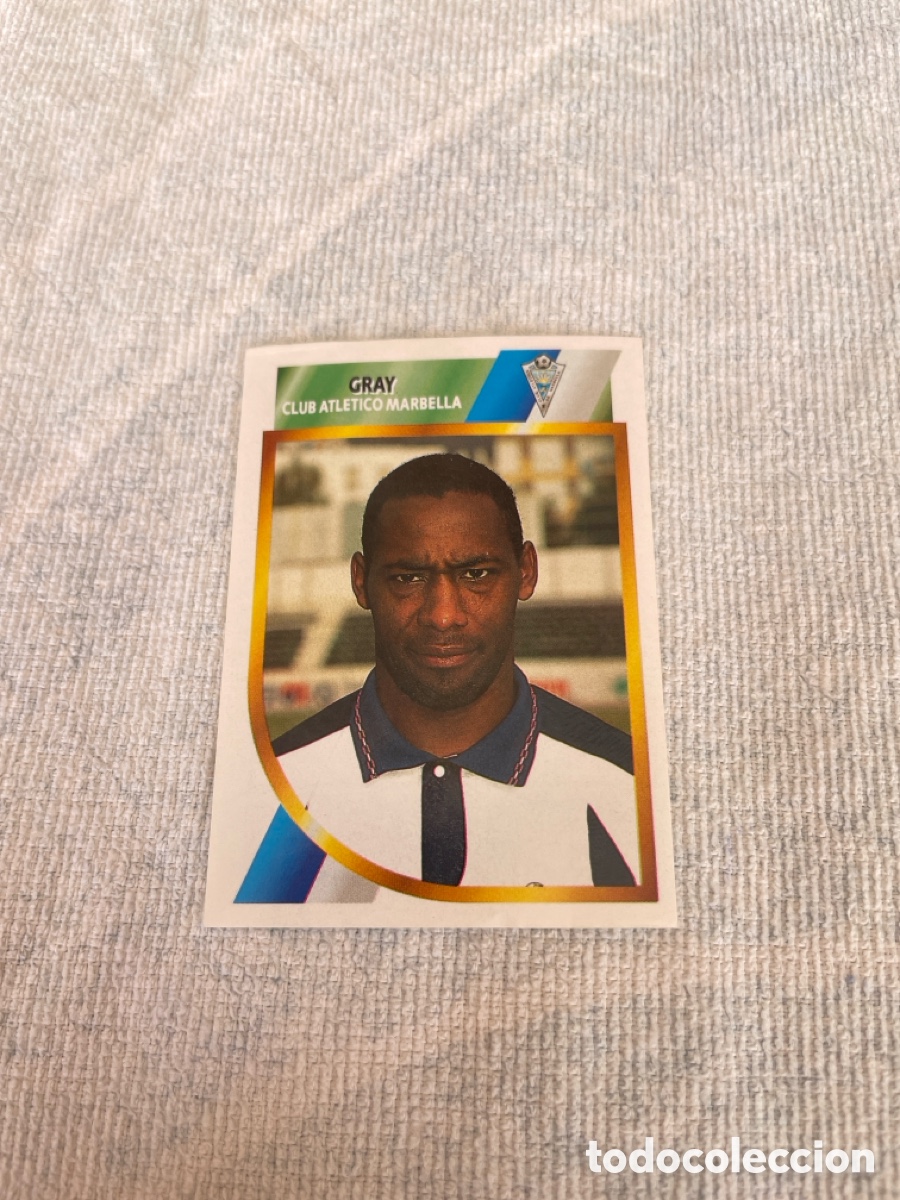 Cartes &agrave; collectionner de Football: FUTBOL 2&ordf;DIVISION LIGA 94-95 GRAY MARBELLA Sin pegar