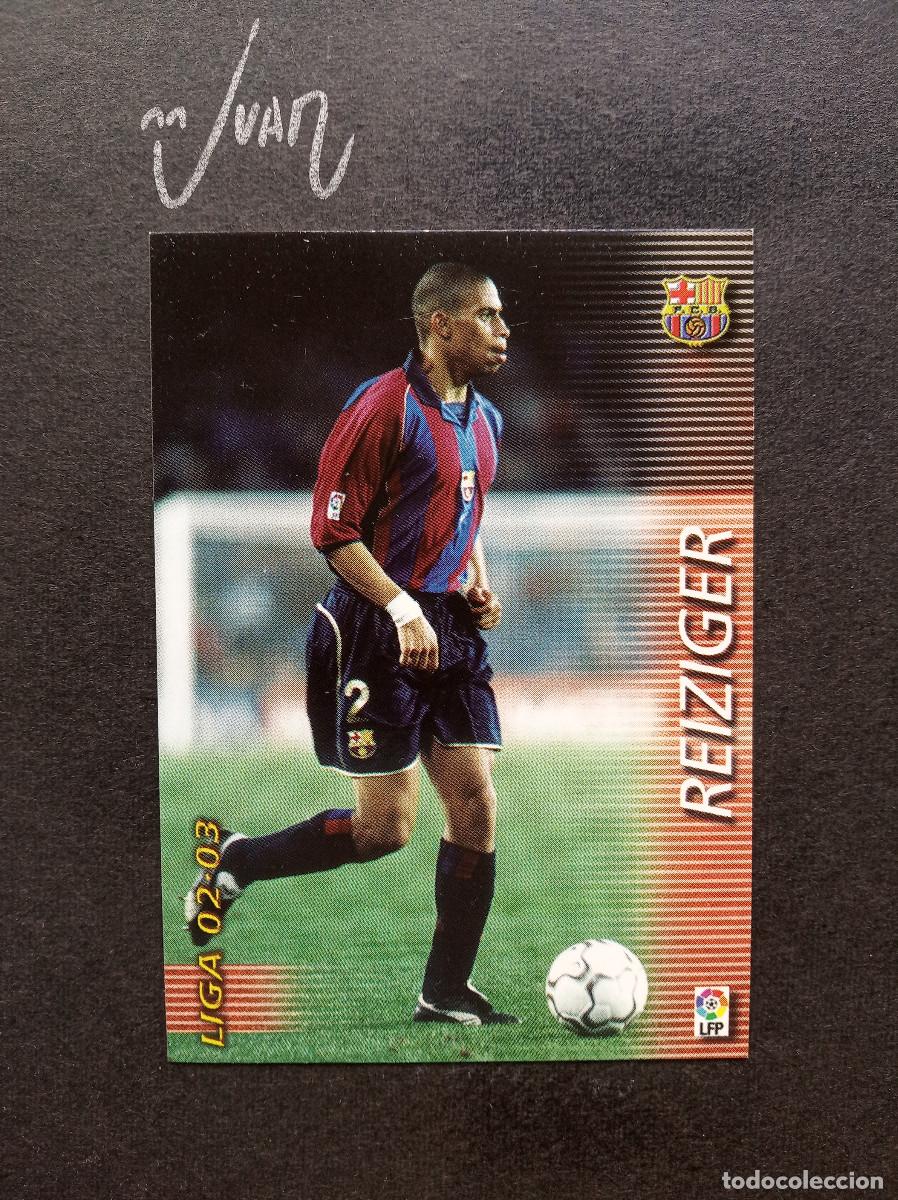Cartes &agrave; collectionner de Football: N&ordm; 58 REIZIGER FC BARCELONA NETHERLANDS⚽ PANINI &reg; FICHAS MEGACRACKS 2002 2003 LIGA 02 03 MEGA CRACKS