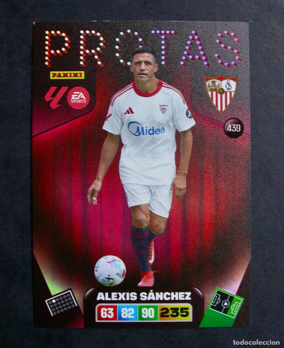 Cartes &agrave; collectionner de Football: 439 ALEXIS S&Aacute;NCHEZ / PROTAS / SEVILLA / ADRENALYN XL LIGA 2025-2026 25-26 / PANINI