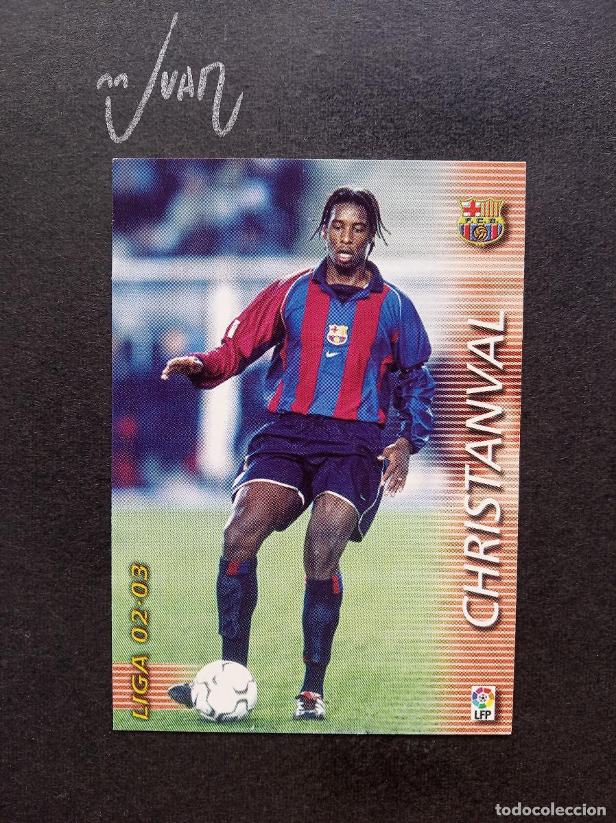 Cartes &agrave; collectionner de Football: N&ordm; 59 CHRISTANVAL FC BARCELONA FRANCIA ⚽ PANINI &reg; FICHAS MEGACRACKS 2002 2003 LIGA 02 03 MEGA CRACKS