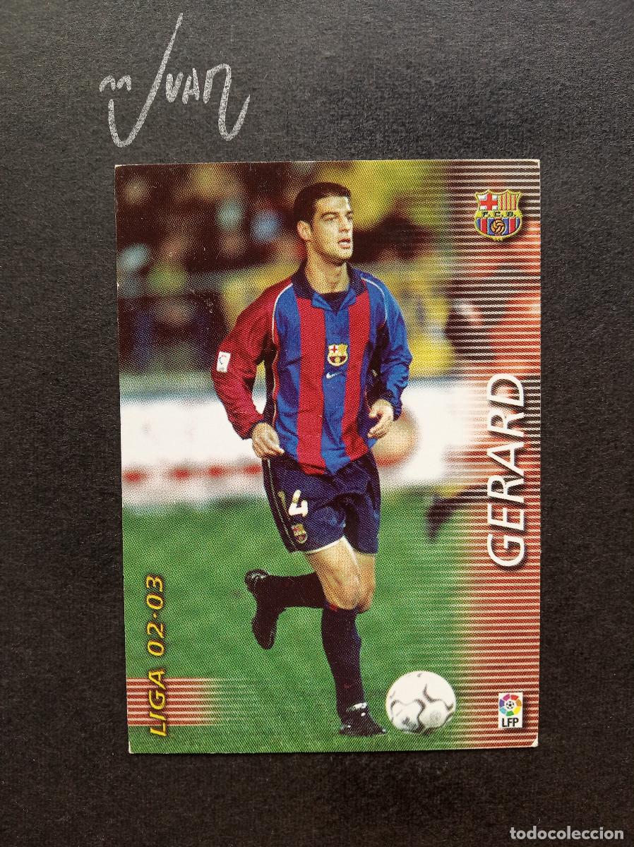 Cromos de f&uacute;tbol: N&ordm; 65 GERARD FC BARCELONA ESPA&Ntilde;A ⚽ PANINI &reg; FICHAS MEGACRACKS 2002 2003 LIGA 02 03 MEGA CRACKS