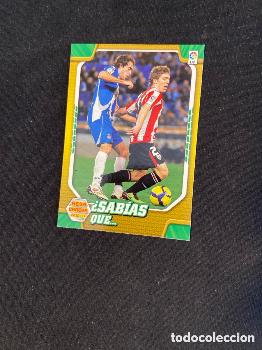Cromos de f&uacute;tbol: SABIAS QUE 414 (BILBAO) PANINI MEGACRACKS 2010-2011 10 11 CROMO CARTA M-6