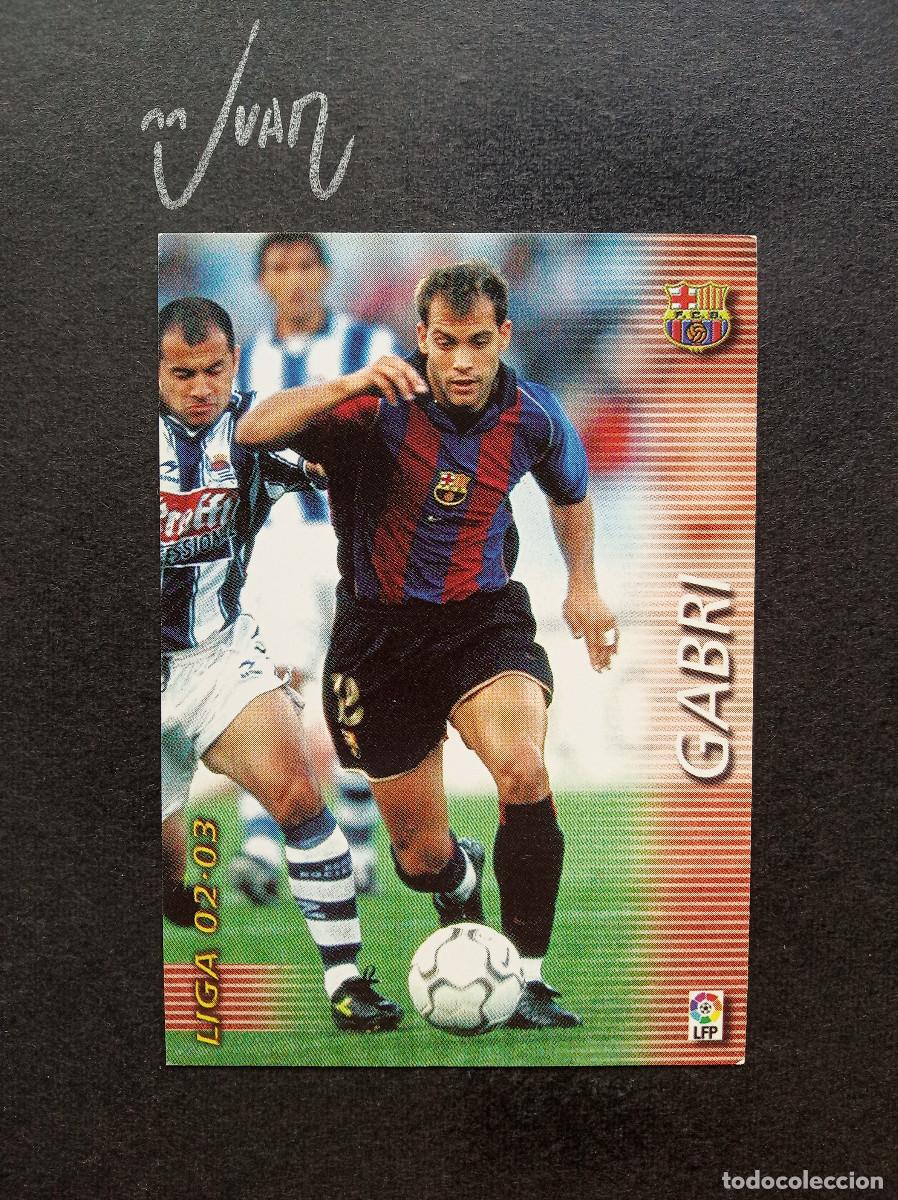 Figurine di Calcio: N&ordm; 66 GABRI FC BARCELONA ESPA&Ntilde;A ⚽ PANINI &reg; FICHAS MEGACRACKS 2002 2003 LIGA 02 03 MEGA CRACKS