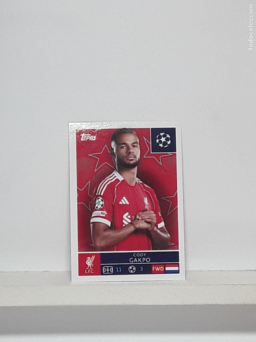 Cromos de f&uacute;tbol: CHAMPIONS STICKER 2025 2026 25 26 ALBUM TOPPS LEAGUE N 264 LIVERPOOL CODY GAKPO