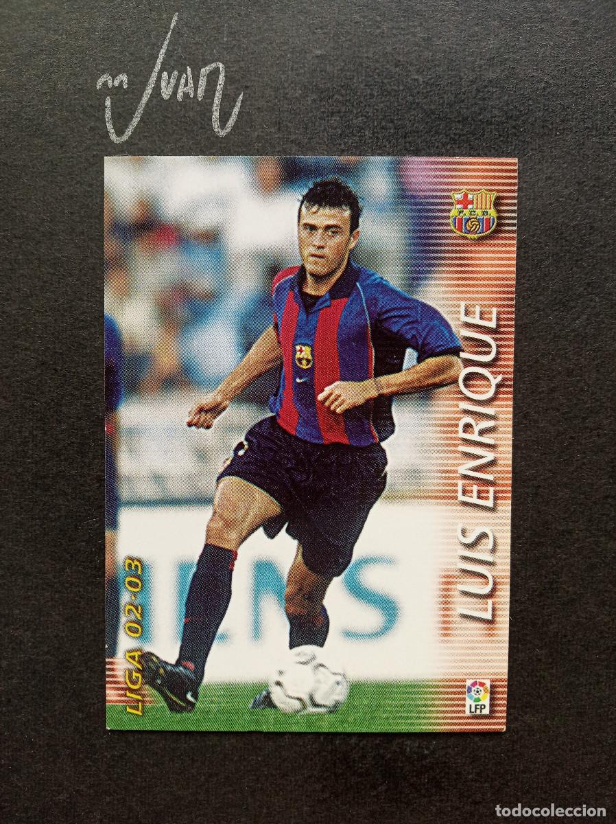 Cromos de f&uacute;tbol: N&ordm; 68 LUIS ENRIQUE FC BARCELONA ESPA&Ntilde;A ⚽ PANINI &reg; FICHAS MEGACRACKS 2002 2003 LIGA 02 03 MEGA CRACKS