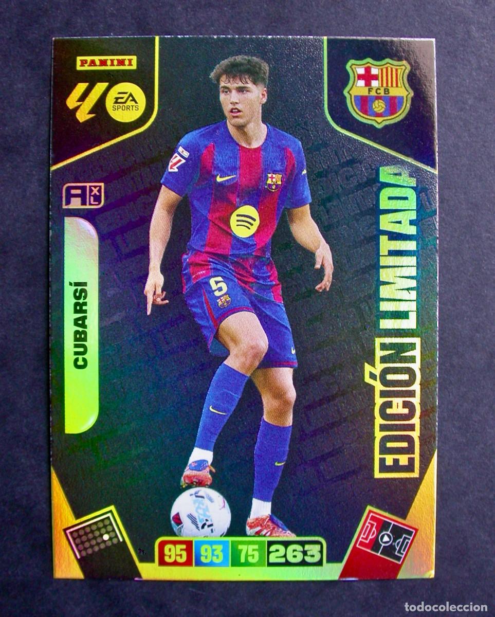 Cromos de f&uacute;tbol: CUBARS&Iacute; / EDICI&Oacute;N LIMITADA / F.C. BARCELONA / ADRENALYN XL LIGA 2025-2026 25-26 / PANINI