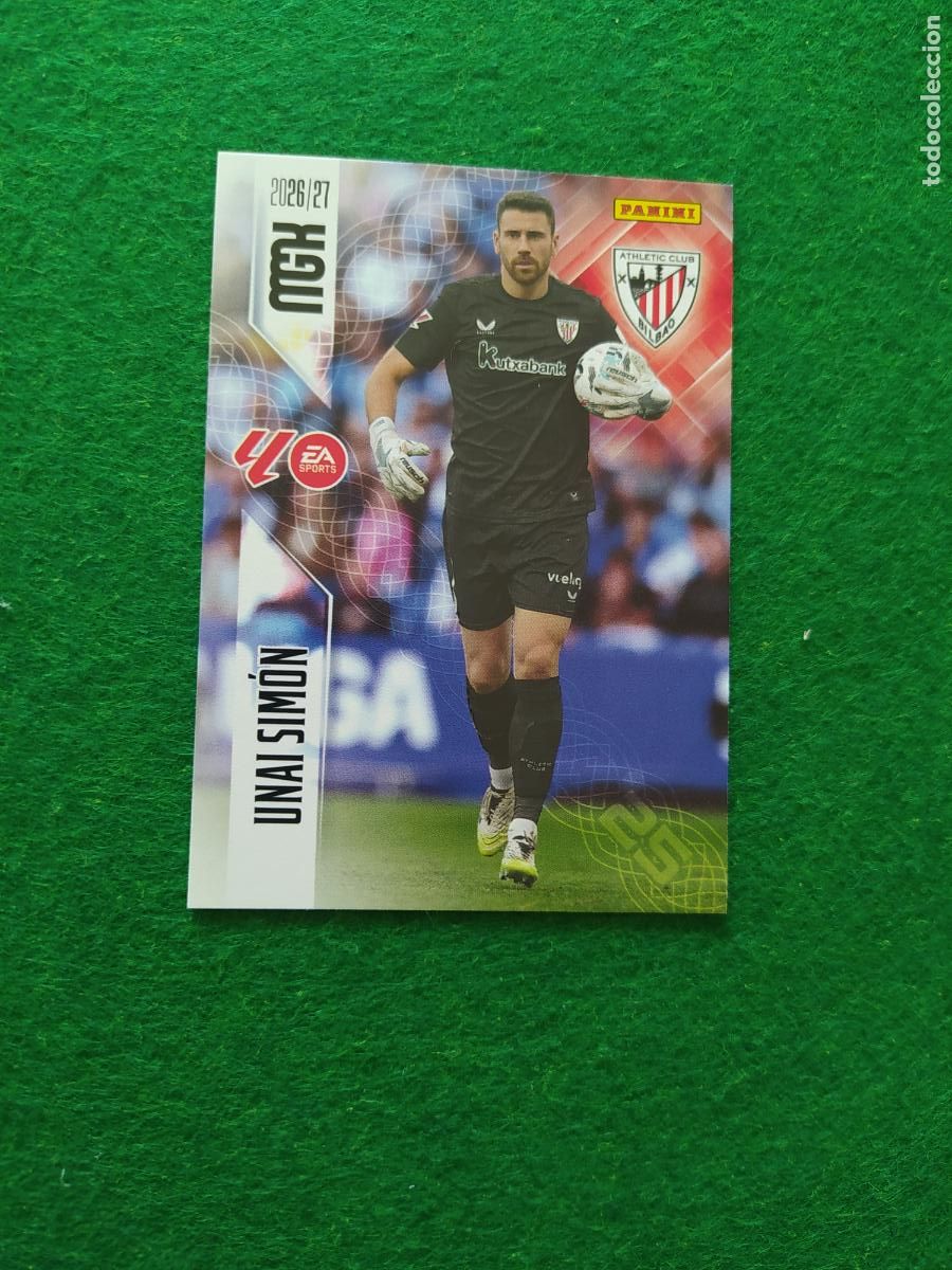 Cromos de Futebol: MEGACRACKS 2026 2027 MGK 26 27 NUEVO - ATHLETIC CLUB DE BILBAO N&ordm; 38 UNAI SIMON