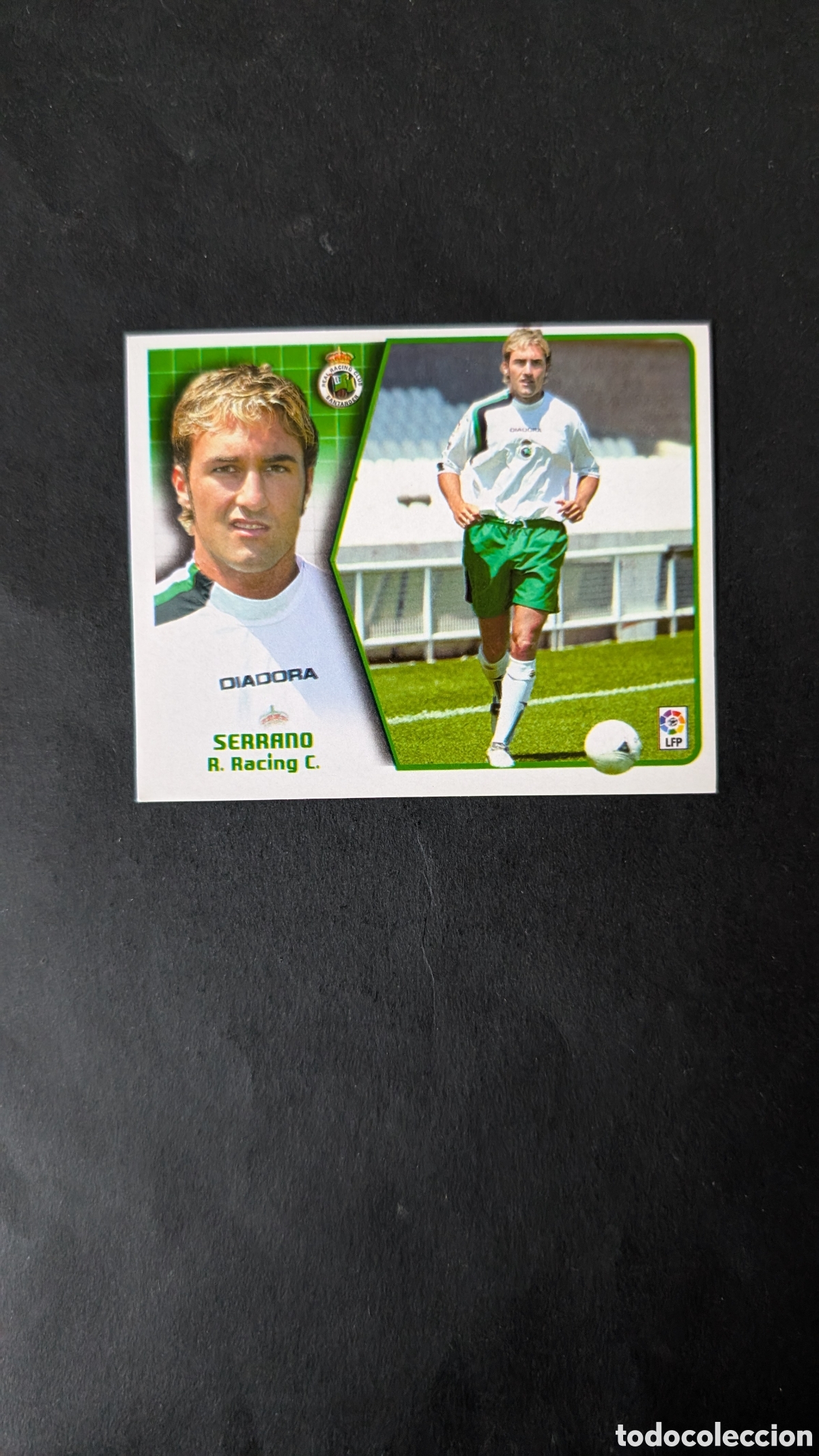Cromos de Futebol: SERRANO RACING SANTANDER COLOCA LIGA ESTE 2005/06 05 06 NUNCA PEGADO SIN PEGAR