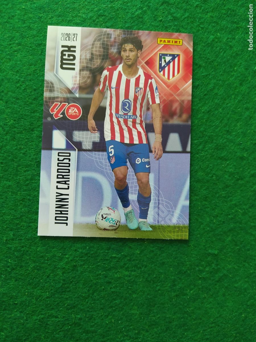 Cromos de Futebol: MEGACRACKS 2026 2027 MGK 26 27 NUEVO - ATLETICO DE MADRID N&ordm; 66 JOHNNY CARDOSO