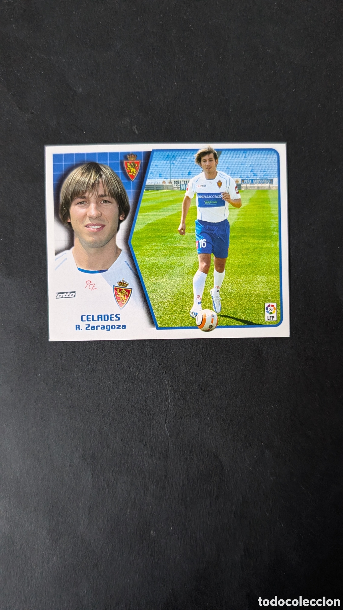 Cromos de Futebol: CELADES ZARAGOZA COLOCA LIGA ESTE 2005/06 05 06 NUNCA PEGADO SIN PEGAR