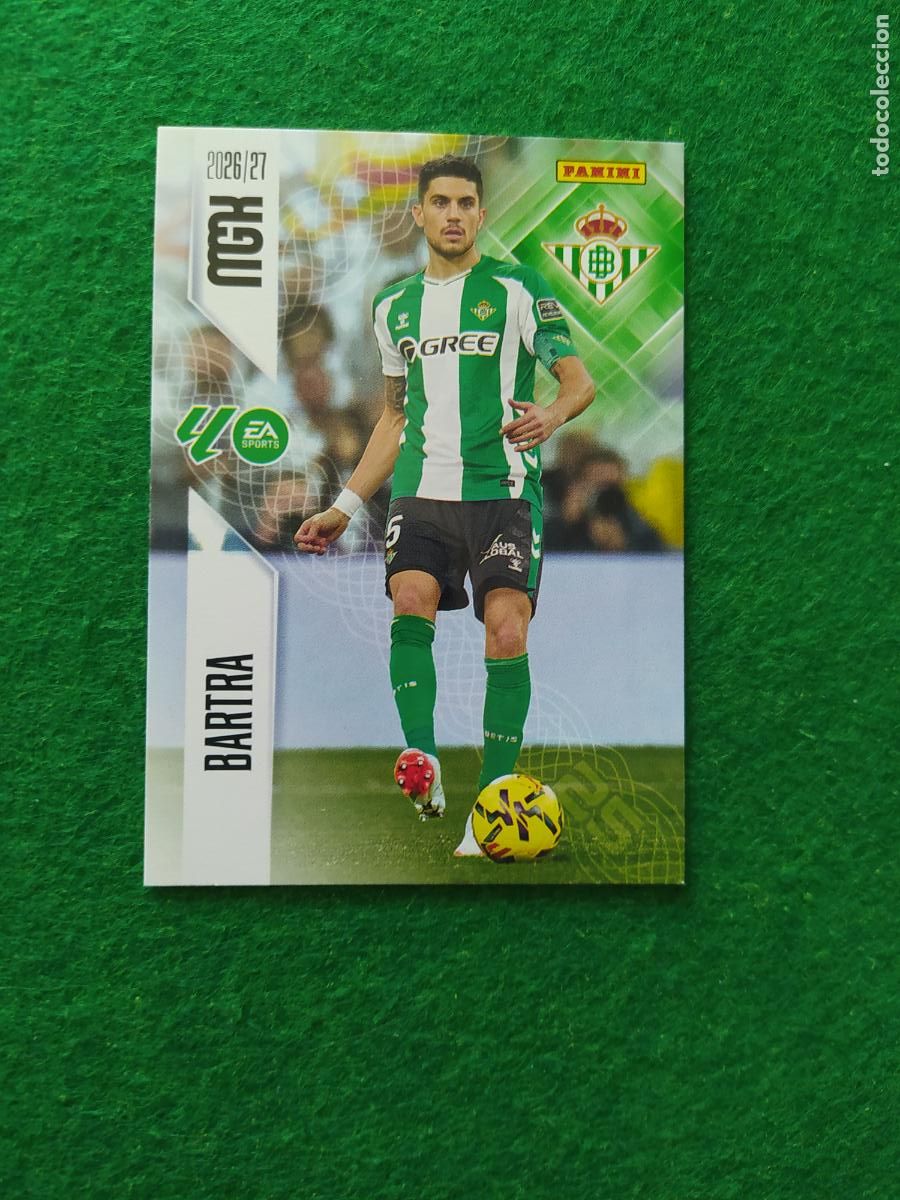 Cromos de Futebol: MEGACRACKS 2026 2027 MGK 26 27 NUEVO - REAL BETIS N&ordm; 95 BARTRA
