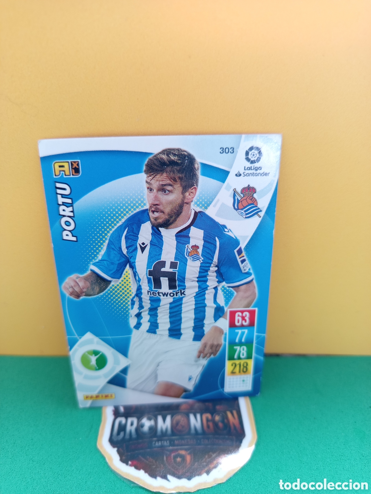 Cromos de Futebol: ❇️ CROMO ⚽ PORTU REAL SOCIEDAD 303 LIGA SANTANDER 21 22 2021 2022 ADRENALYN ❇️
