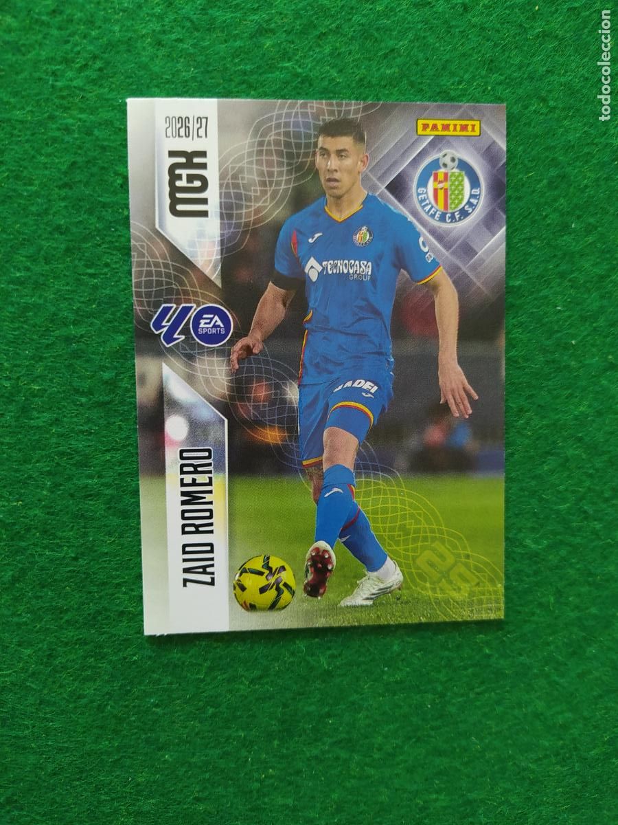 Cromos de f&uacute;tbol: MEGACRACKS 2026 2027 MGK 26 27 NUEVO - GETAFE N&ordm; 188 ZAID ROMERO