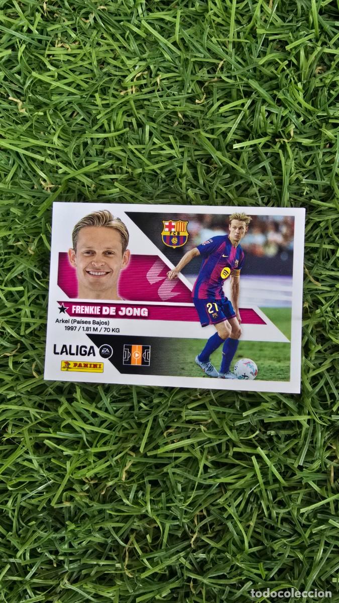 Cromos de f&uacute;tbol: DE JONG 12 BARCELONA LIGA ESTE 2026 2027 26 27 PANINI