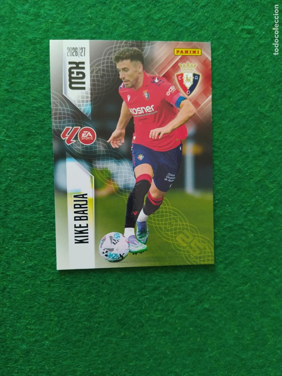 Cromos de f&uacute;tbol: MEGACRACKS 2026 2027 MGK 26 27 NUEVO - OSASUNA N&ordm; 268 KIKE BARJA