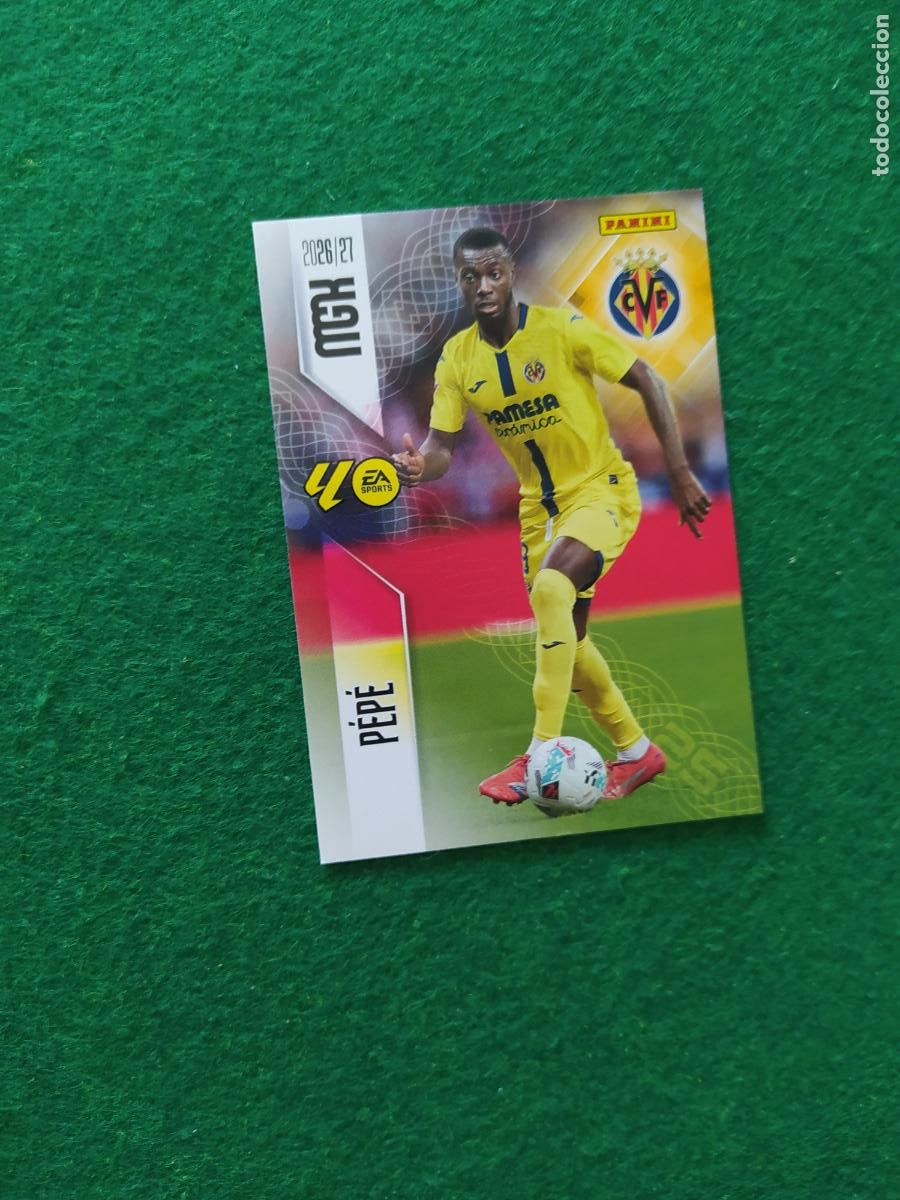 Fu&szlig;ball-Sticker: MEGACRACKS 2026 2027 MGK 26 27 NUEVO - VILLARREAL N&ordm; 375 PEPE