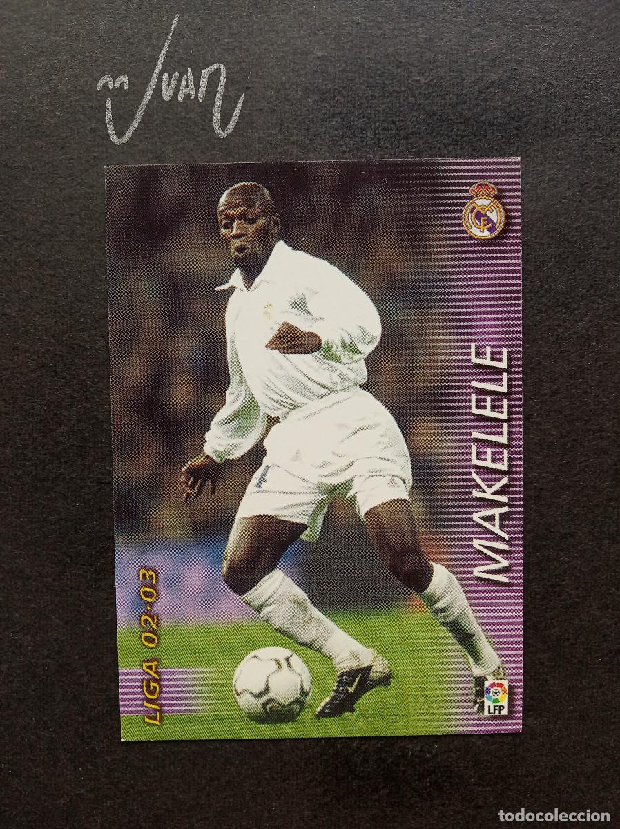 Cromos de Futebol: N&ordm; 154 MAKELELE REAL MADRID FRANCIA ⚽ PANINI &reg; FICHAS MEGACRACKS 2002 2003 LIGA 02 03 MEGA CRACKS