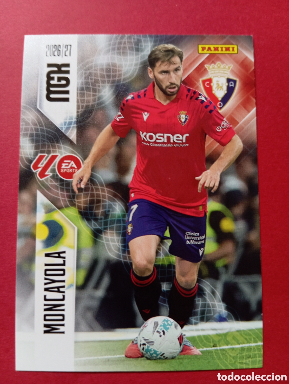 Cartes &agrave; collectionner de Football: Moncayola Osasuna n&deg;263 / PANINI MEGACRACKS 2026/2027