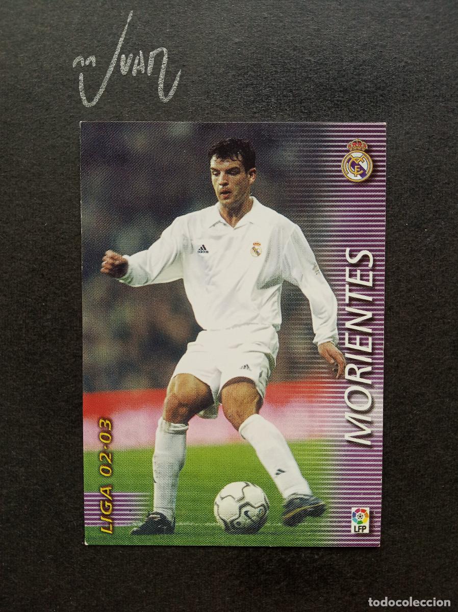 Cromos de Futebol: N&ordm; 162 MORIENTES REAL MADRID ESPA&Ntilde;A ⚽ PANINI &reg; FICHAS MEGACRACKS 2002 2003 LIGA 02 03 MEGA CRACKS