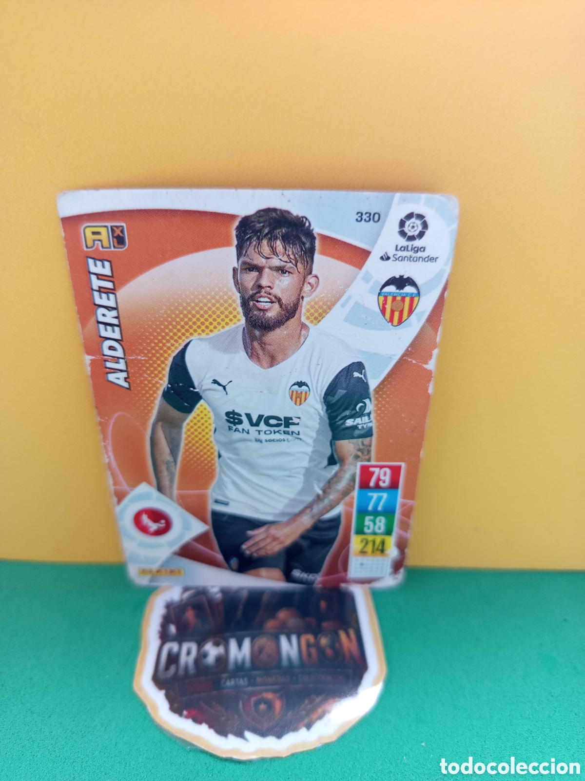 Figurine di Calcio: ❇️ CROMO ⚽ ALDERETE VALENCIA 330 LIGA SANTANDER 21 22 2021 2022 ADRENALYN ❇️