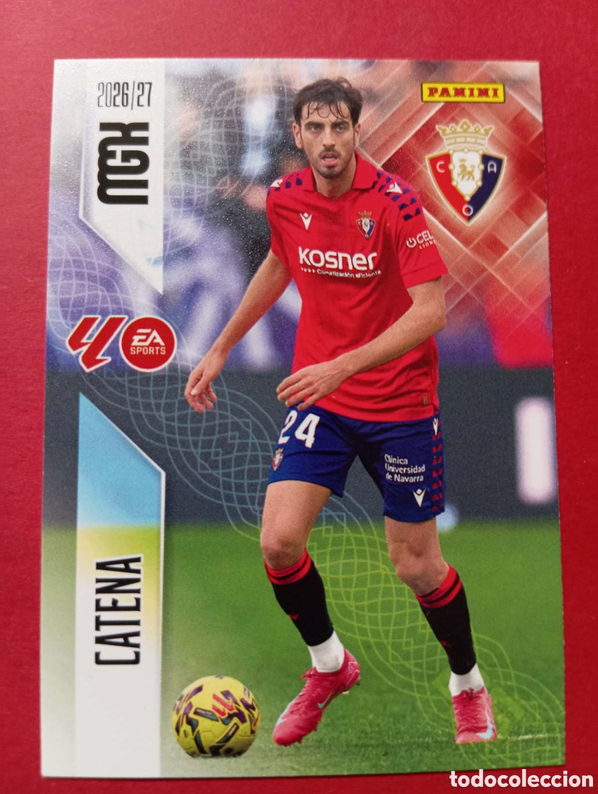 Cromos de f&uacute;tbol: Catena Osasuna n&deg;258 / PANINI MEGACRACKS 2026/2027