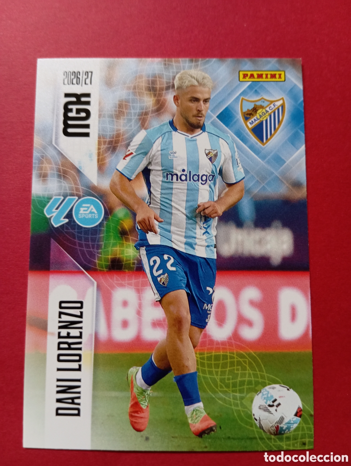 Cromos de f&uacute;tbol: Dani Lorenzo M&aacute;laga n&deg;245 / PANINI MEGACRACKS 2026/2027