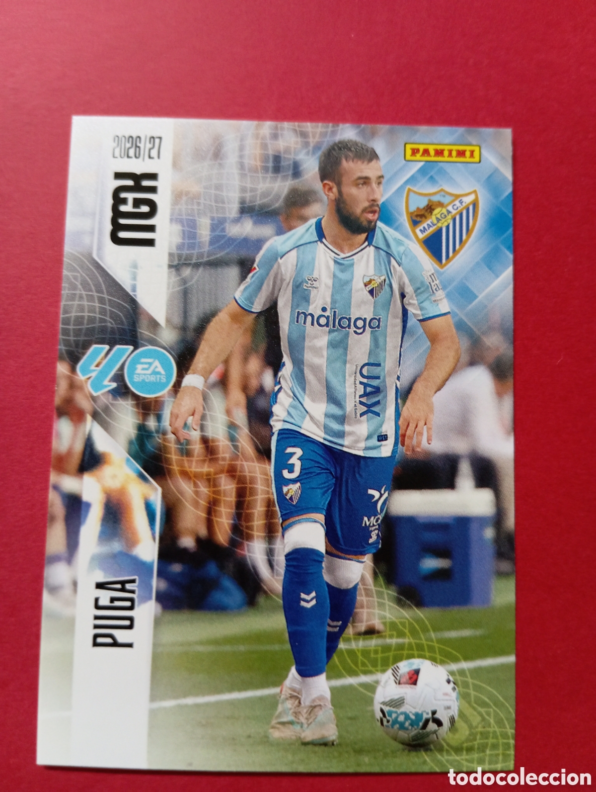 Cromos de f&uacute;tbol: Puga M&aacute;laga n&deg;238 / PANINI MEGACRACKS 2026/2027