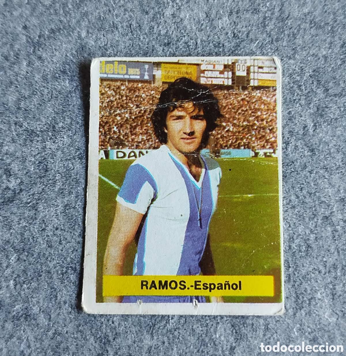 Cromos de f&uacute;tbol: FINI SIN PEGAR RAMOS ESPA&Ntilde;OL 75 76 1975 1976 CROMO NUNCA PEGADO