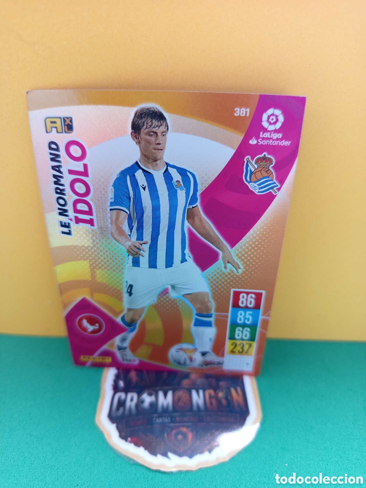 Cromos de f&uacute;tbol: ❇️ CROMO ⚽ CARD LE NORMAND REAL SOCIEDAD 381 IDOLO LIGA SANTANDER 21 22 2021 2022 ADRENALYN ❇️