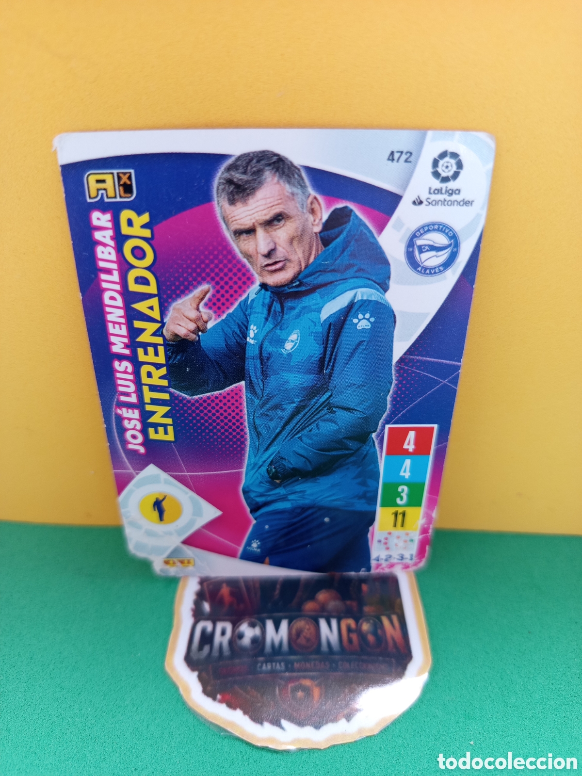 Cromos de f&uacute;tbol: ❇️ CROMO ⚽ CARD JOSE LUIS MEND&Iacute;LIBAR ALAV&Eacute;S 472 ENTRENADOR LIGA 21 22 2021 2022 ADRENALYN ❇️
