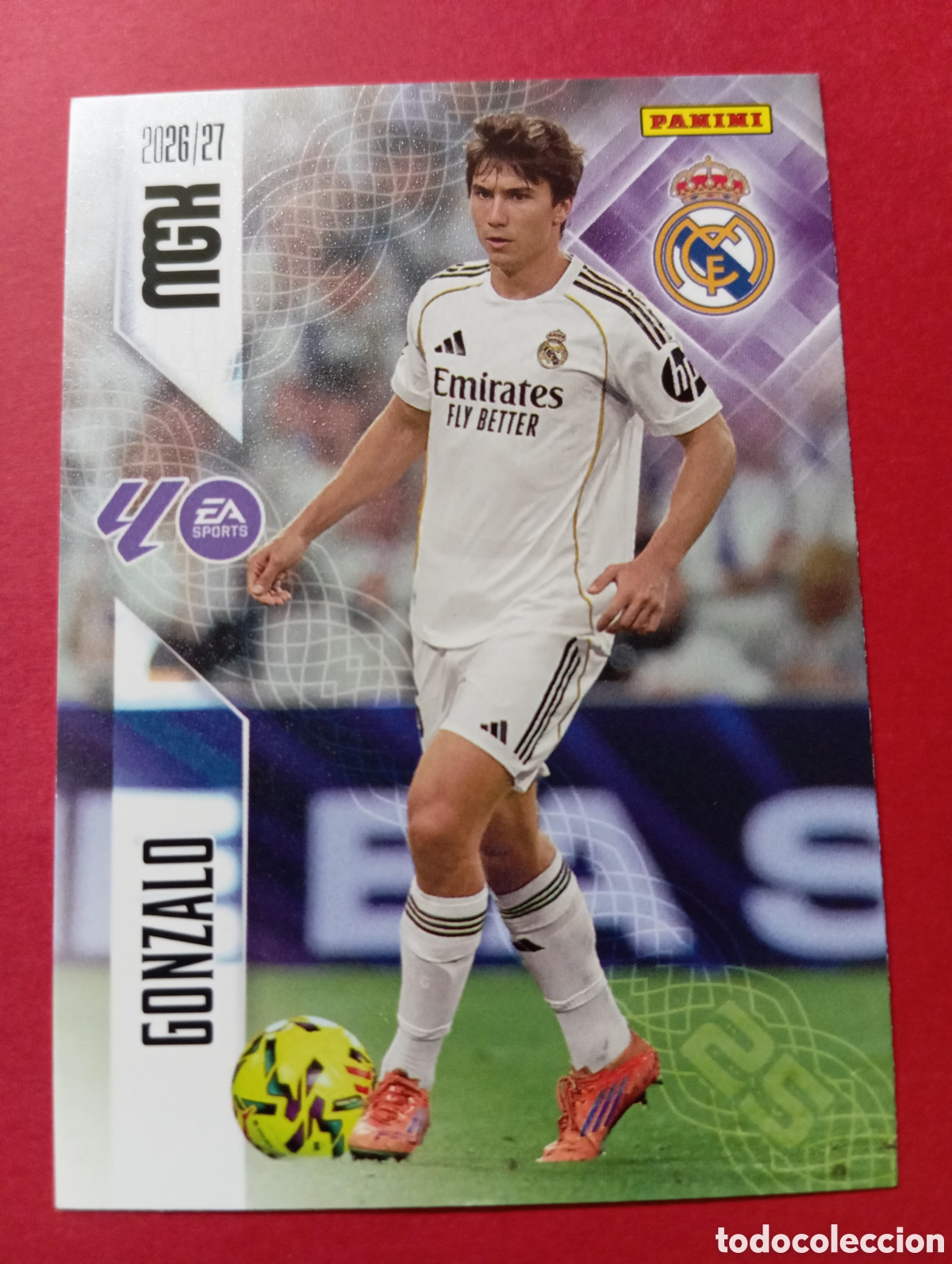 Cromos de f&uacute;tbol: Gonzalo Real Madrid n&deg;233 / PANINI MEGACRACKS 2026/2027