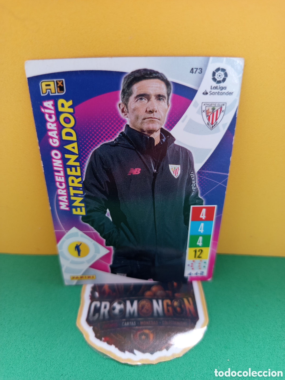 Cromos de f&uacute;tbol: ❇️ CROMO ⚽ CARD MARCELINO GARC&Iacute;A ATHLETIC DE BILBAO 473 ENTRENADOR LIGA 21 22 2021 2022 ADRENALYN ❇️