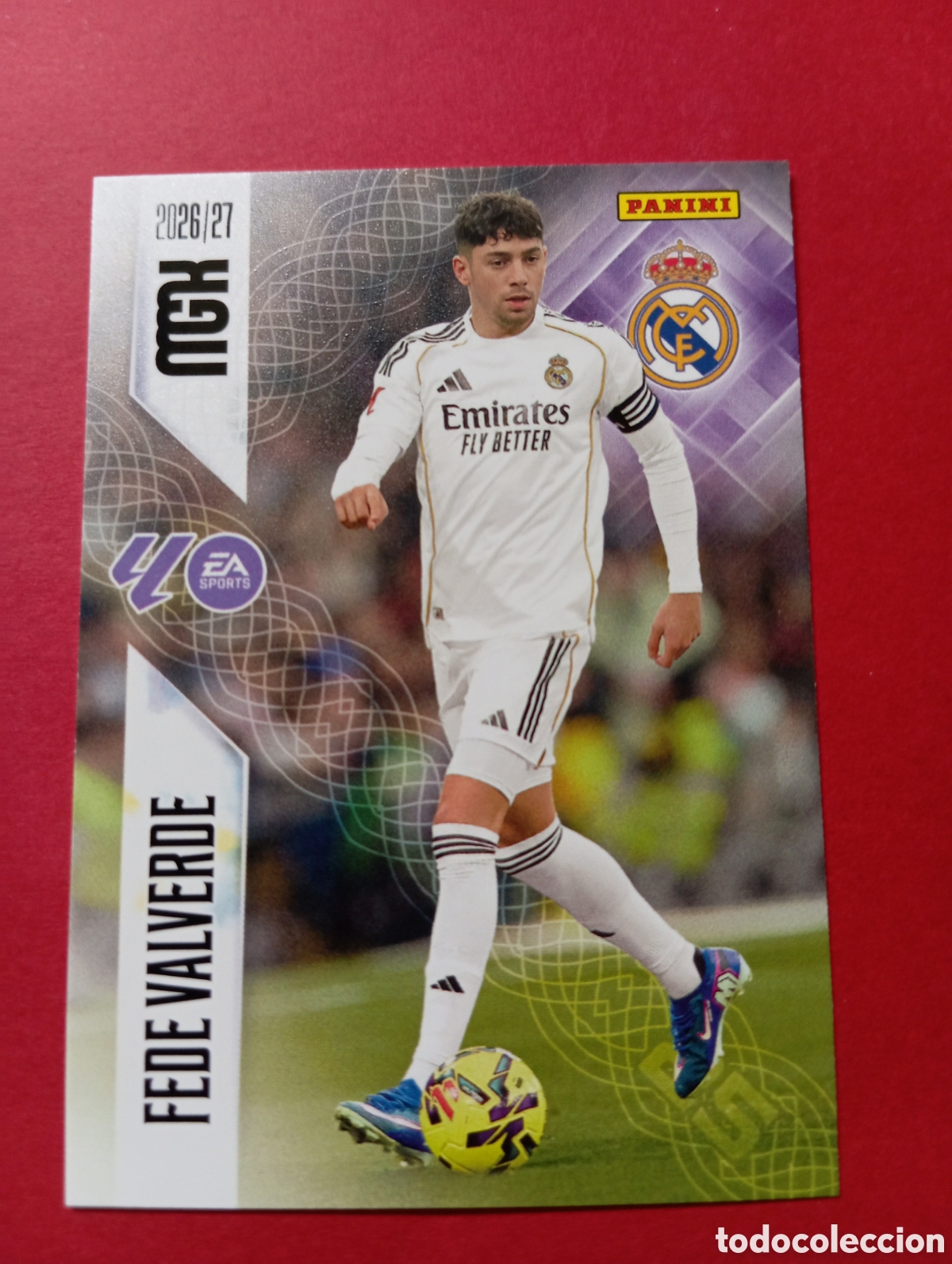 Cromos de f&uacute;tbol: Fede Valverde Real Madrid n&deg;226 / PANINI MEGACRACKS 2026/2027