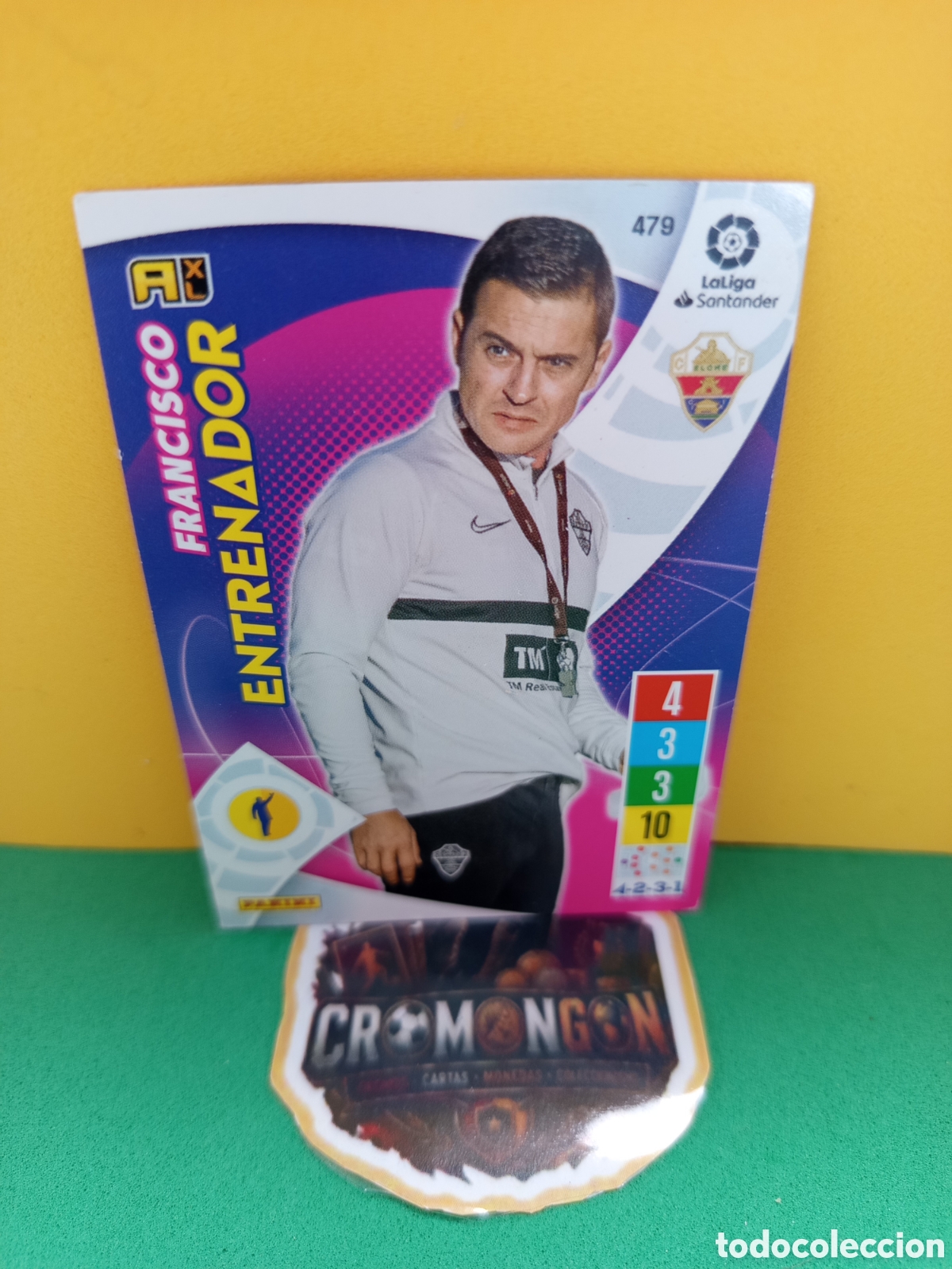 Cromos de f&uacute;tbol: ❇️ CROMO ⚽ CARD FRANCISCO ELCHE 479 ENTRENADOR LIGA 21 22 2021 2022 ADRENALYN ❇️