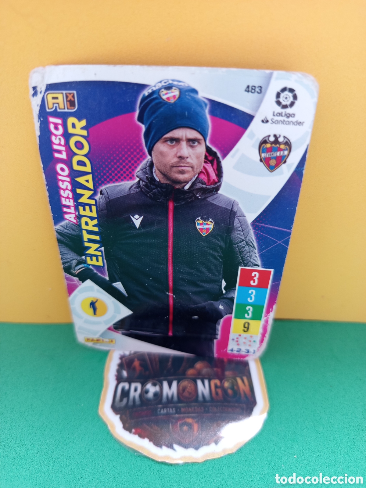 Cromos de f&uacute;tbol: ❇️ CROMO ⚽ CARD ALESSIO LISCI LEVANTE 483 ENTRENADOR LIGA 21 22 2021 2022 ADRENALYN ❇️