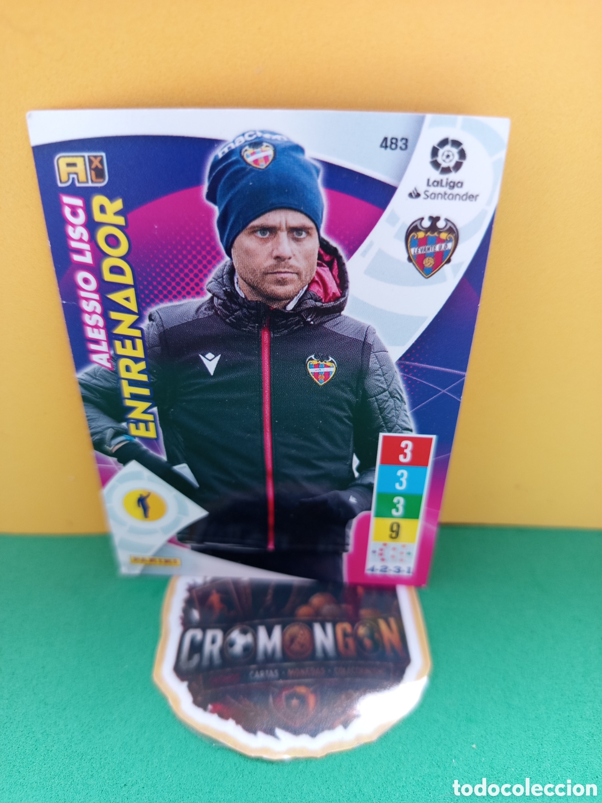 Cromos de f&uacute;tbol: ❇️ CROMO ⚽ CARD ALESSIO LISCI LEVANTE 483 ENTRENADOR LIGA 21 22 2021 2022 ADRENALYN ❇️