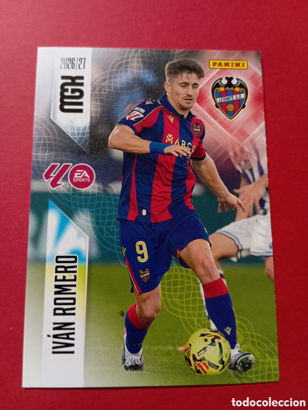 Cromos de f&uacute;tbol: Iv&aacute;n Romero Levante n&deg;214 / PANINI MEGACRACKS 2026/2027