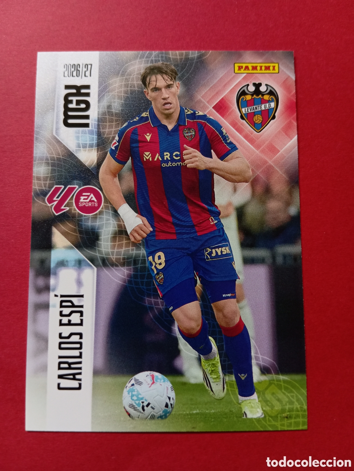 Cromos de f&uacute;tbol: Carlos Esp&iacute; Levante n&deg;215 / PANINI MEGACRACKS 2026/2027