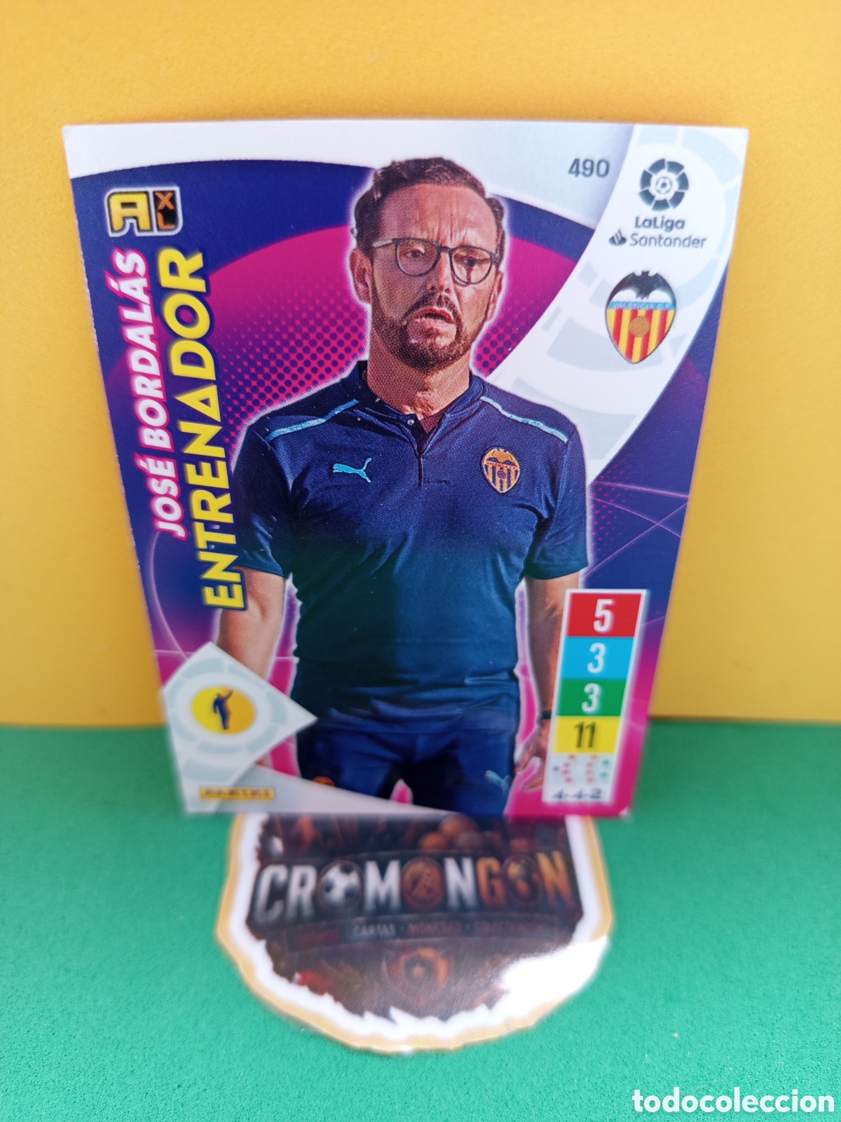Cromos de f&uacute;tbol: ❇️ CROMO ⚽ CARD JOS&Eacute; BORDL&Aacute;S VALENCIA 490 ENTRENADOR LIGA 21 22 2021 2022 ADRENALYN ❇️